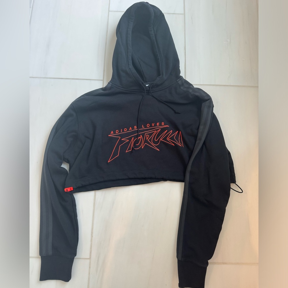 ADIDAS FIORUCCI CROPPED HOODIE